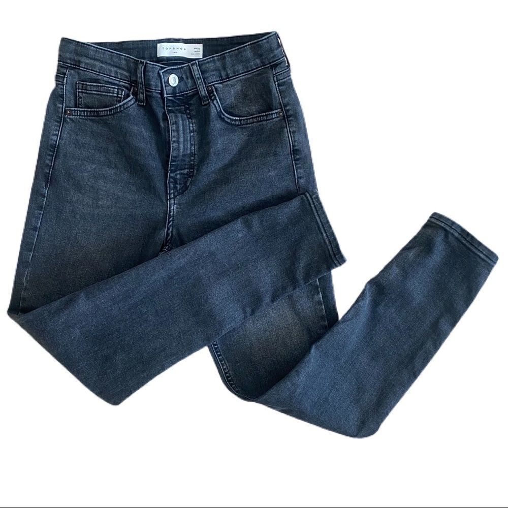 Topshop Jeans. Jamie Style. Medium-Dark Wash. Midrise. Size 28x30 Great Cond!!!